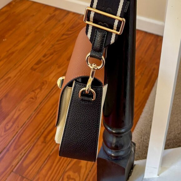 Marc Jacobs Small Colorblock Signet Saddle Bag - Picture 5 of 8